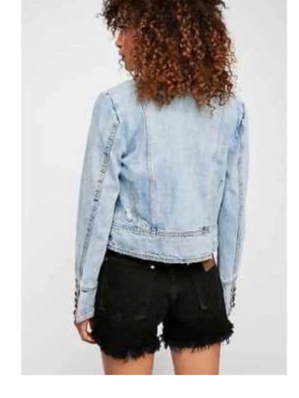 NWT Free People Denim Jacket - Picture 5 of 11